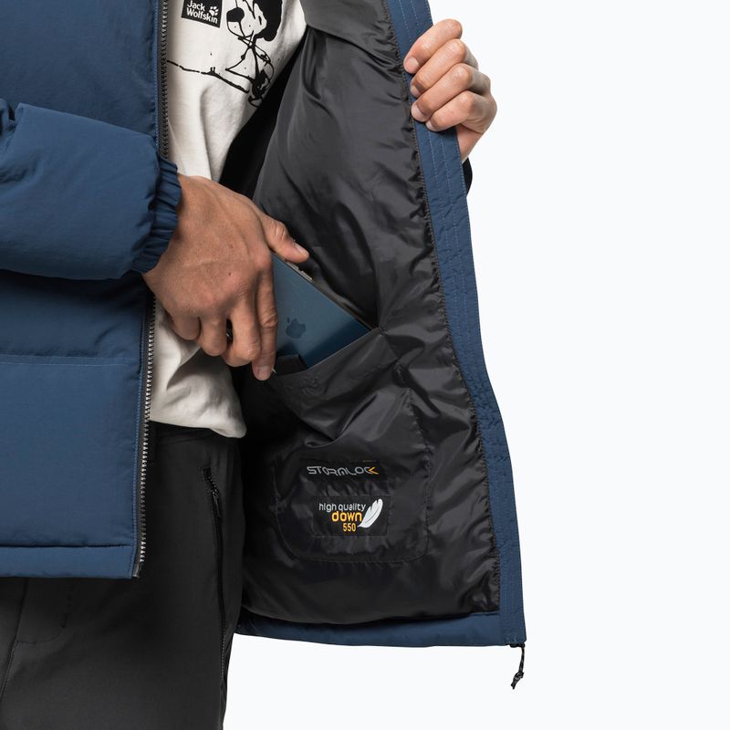 Jack Wolfskin pánska páperová bunda Alex Down navy blue 1206911_1383_004 5