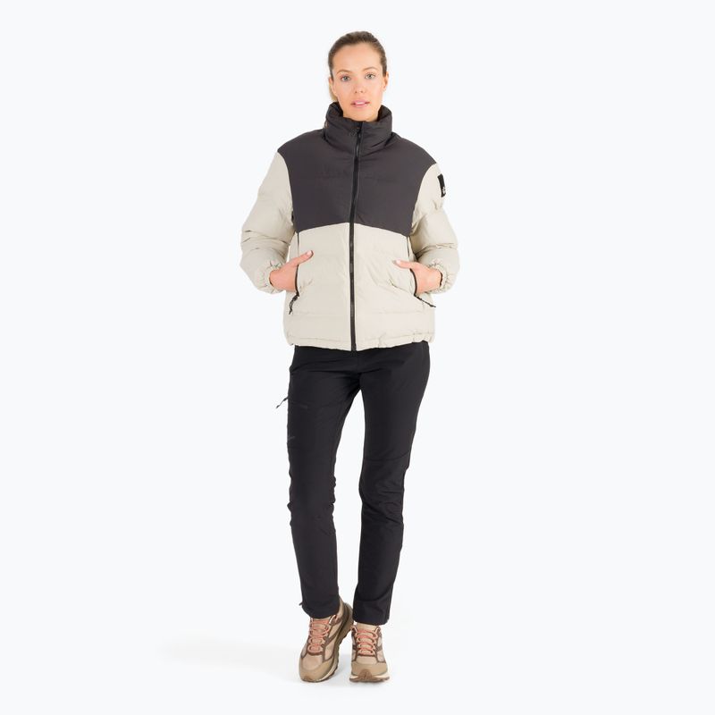 Dámska páperová bunda Jack Wolfskin Alex Down black and beige 1206921 2