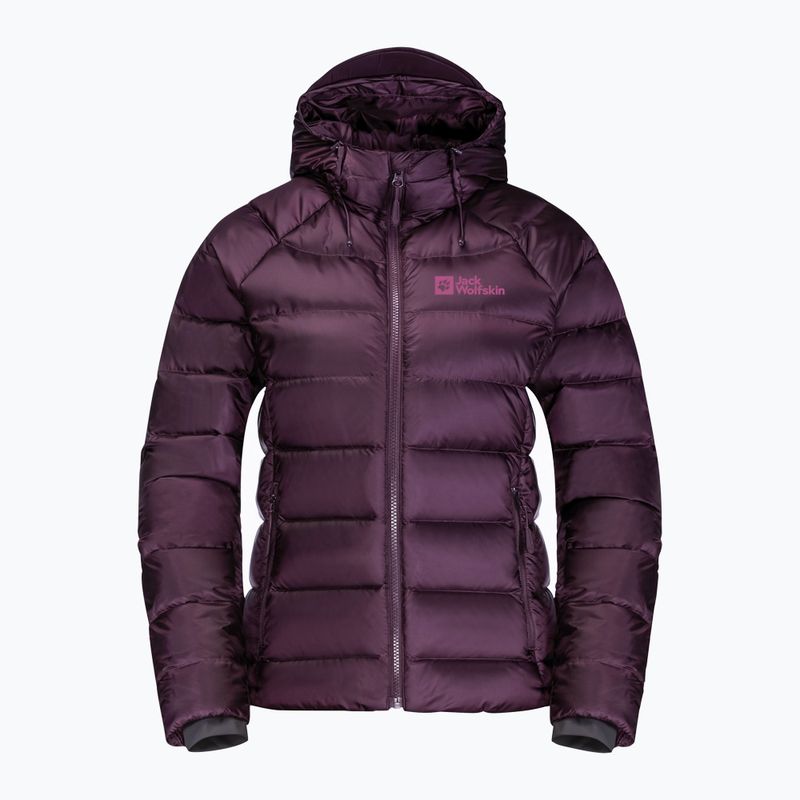 Dámska páperová bunda Jack Wolfskin Nebelhorn Down Hoody purple 1207091_2042 10