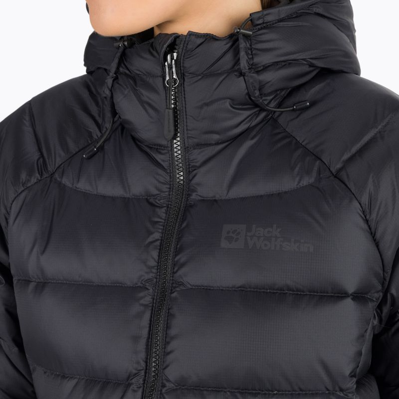 Dámska páperová bunda Jack Wolfskin Nebelhorn Down Hoody black 1207091_6000 6