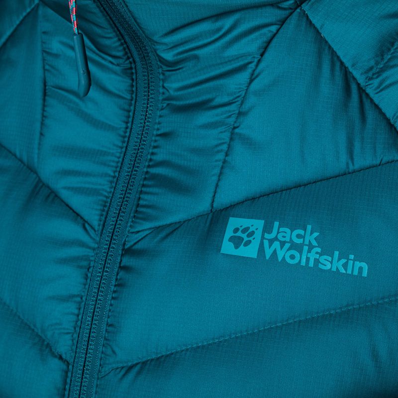 Jack Wolfskin dámska páperová bunda Passamani Down Hoody modrá 1207101_4133 7