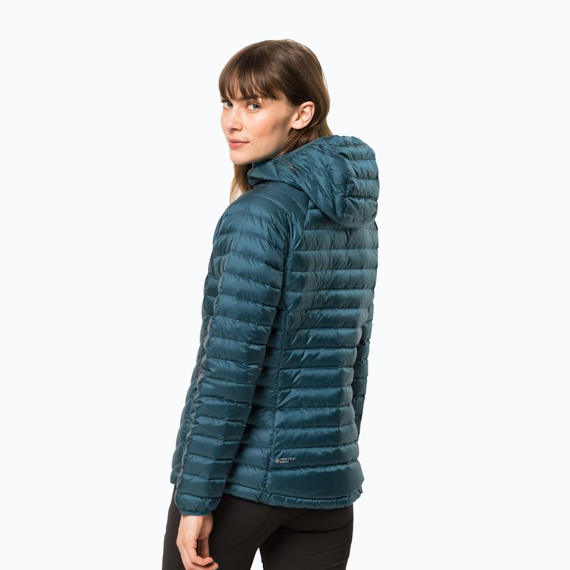 Jack Wolfskin dámska páperová bunda Passamani Down Hoody modrá 1207101_4133 2