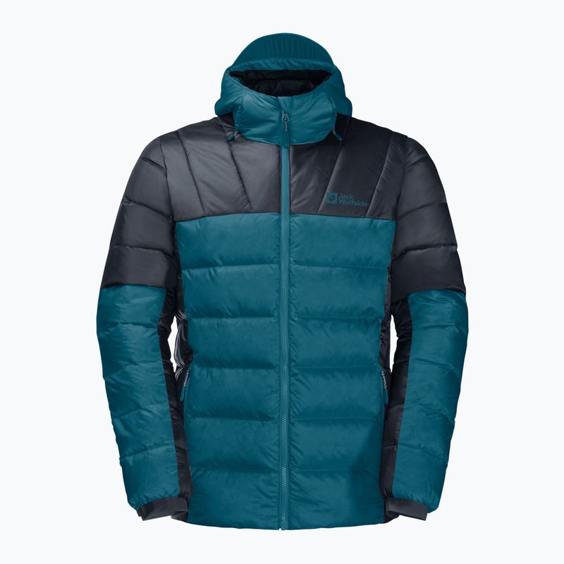 Jack Wolfskin pánska páperová bunda Nebelhorn Down Hoody blue 1207141_4133 6