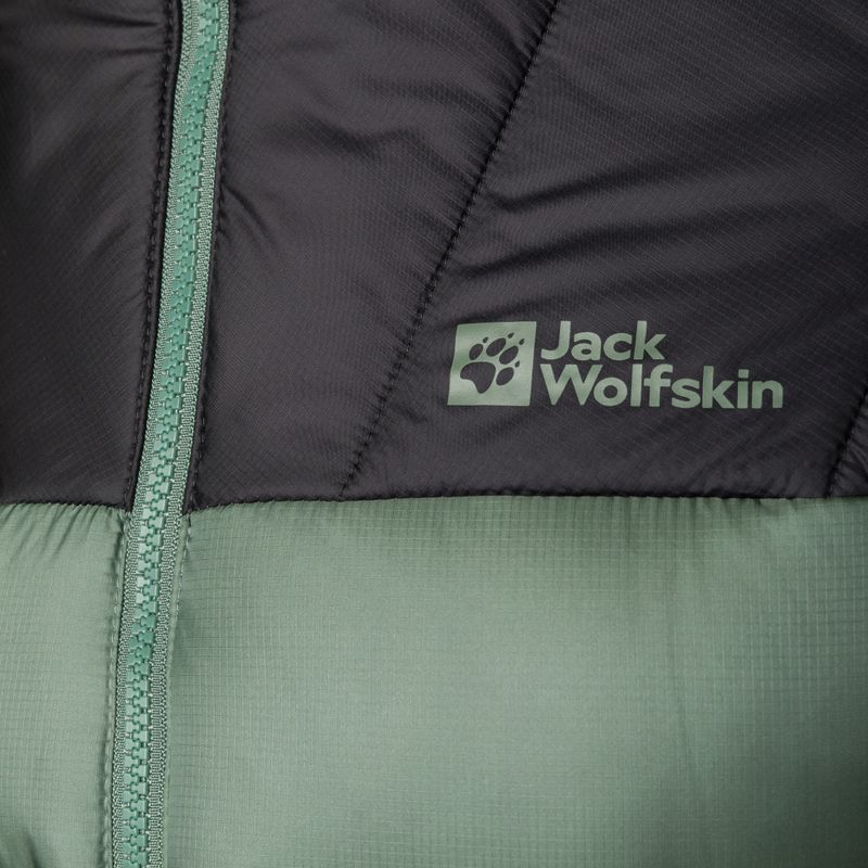 Jack Wolfskin pánska páperová bunda Nebelhorn Down Hoody green 1207141_4311 3