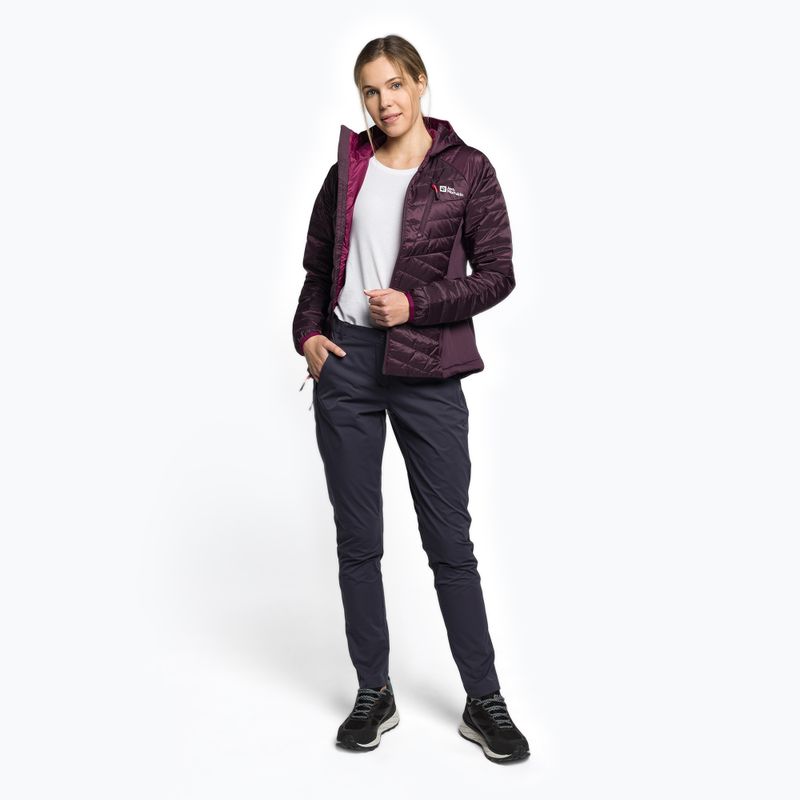 Dámska páperová bunda Jack Wolfskin Routeburn Pro Ins purple 1207191_2042 2