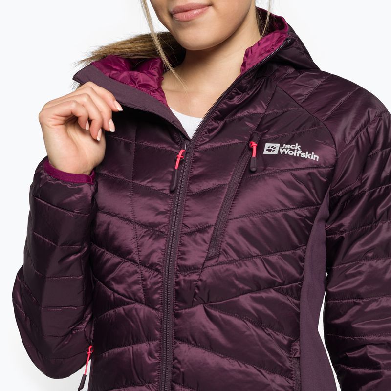 Dámska páperová bunda Jack Wolfskin Routeburn Pro Ins purple 1207191_2042 7