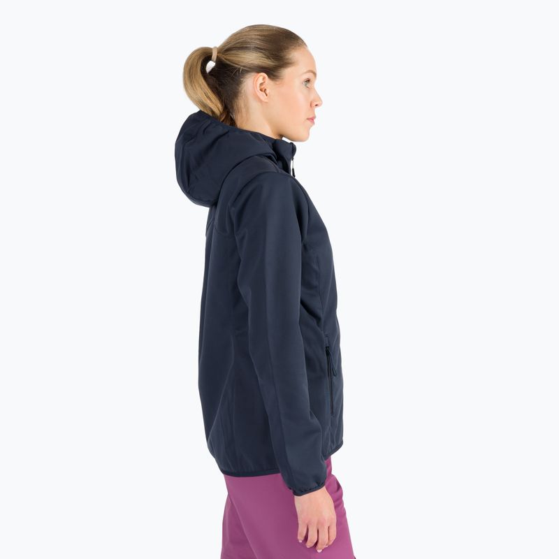 Jack Wolfskin dámska softshellová bunda Windhain Hoody navy blue 1307481_1010 3