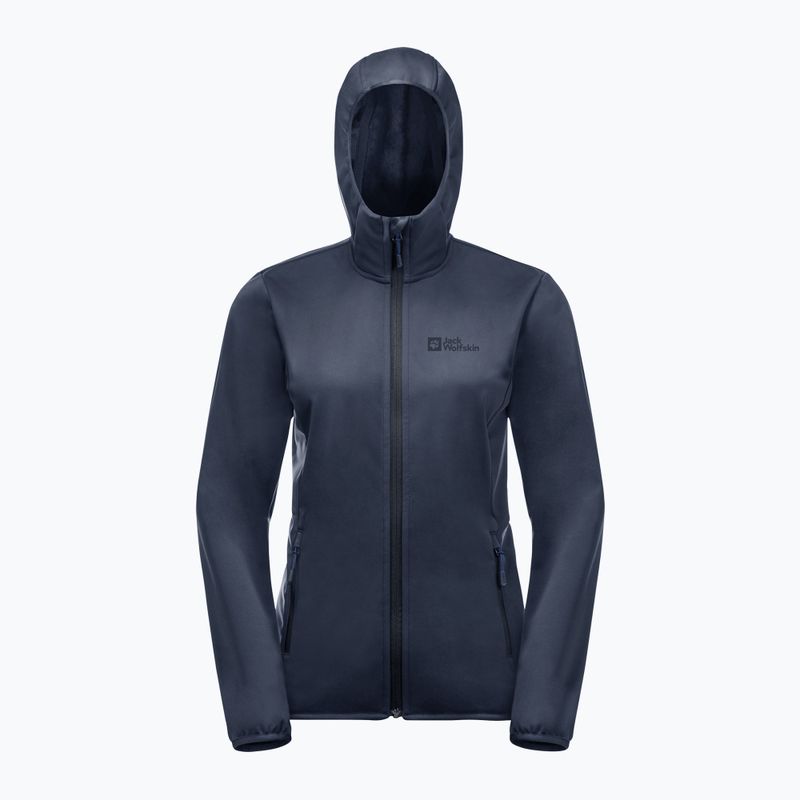 Jack Wolfskin dámska softshellová bunda Windhain Hoody navy blue 1307481_1010 10