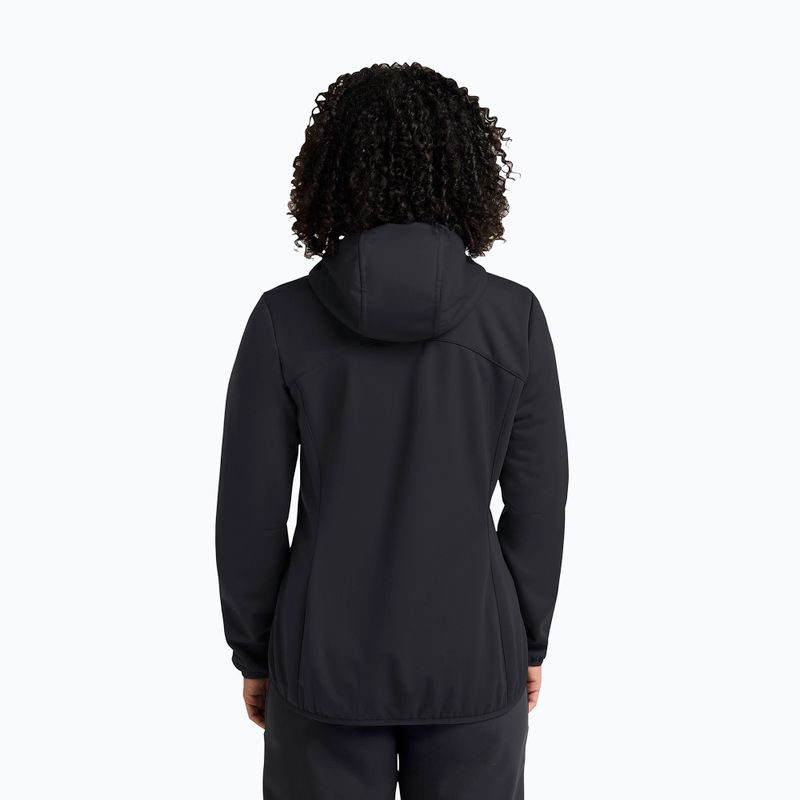 Dámska softshellová bunda Jack Wolfskin Windhain Hoody black 3