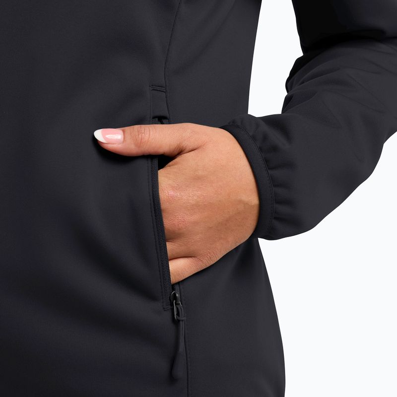 Dámska softshellová bunda Jack Wolfskin Windhain Hoody black 6