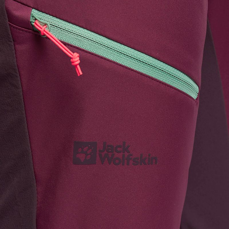 Jack Wolfskin dámske lyžiarske nohavice Alpspitze pink 1507531 5