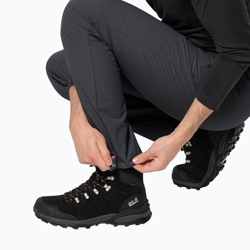 Jack Wolfskin pánske trekingové nohavice Holdsteig black 1507571 5