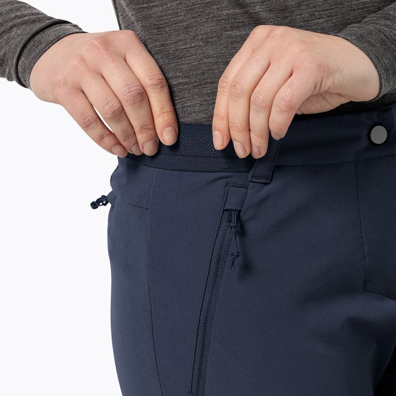 Dámske softshellové nohavice Jack Wolfskin Geigelstein Slim night blue 5