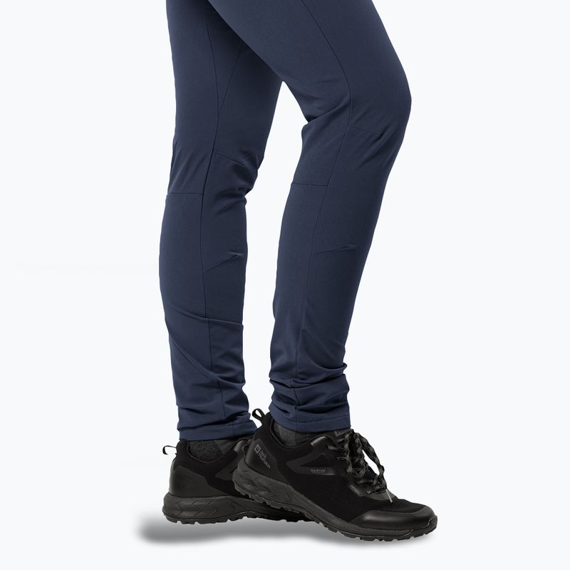 Dámske softshellové nohavice Jack Wolfskin Geigelstein Slim night blue 6