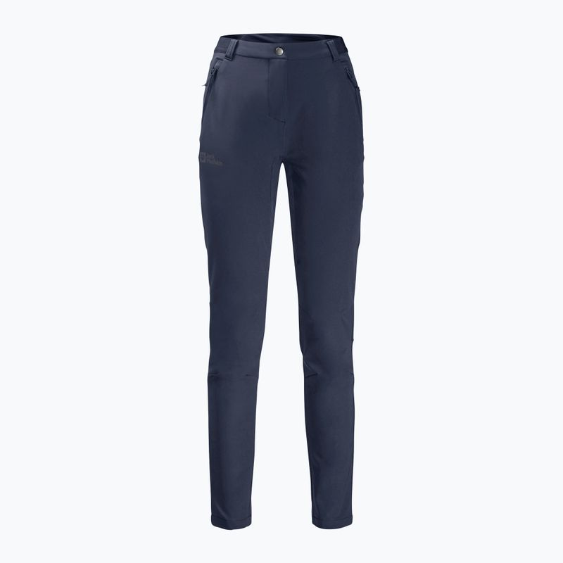 Dámske softshellové nohavice Jack Wolfskin Geigelstein Slim night blue 7