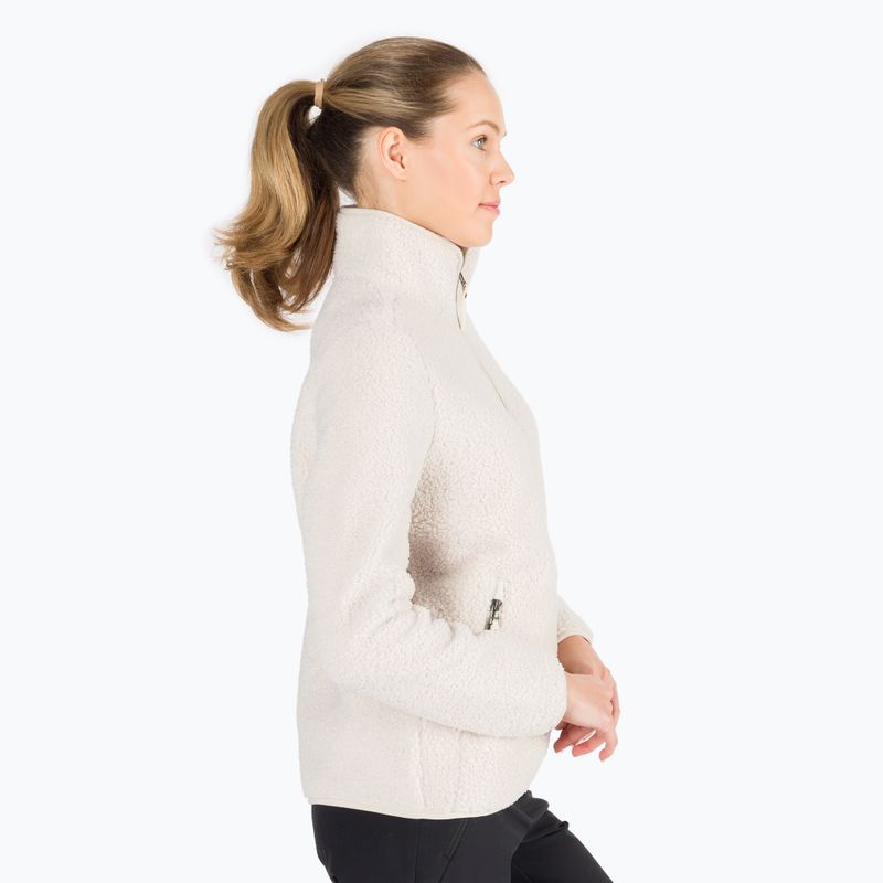 Jack Wolfskin dámska fleecová mikina High Cloud biela 1708731 3