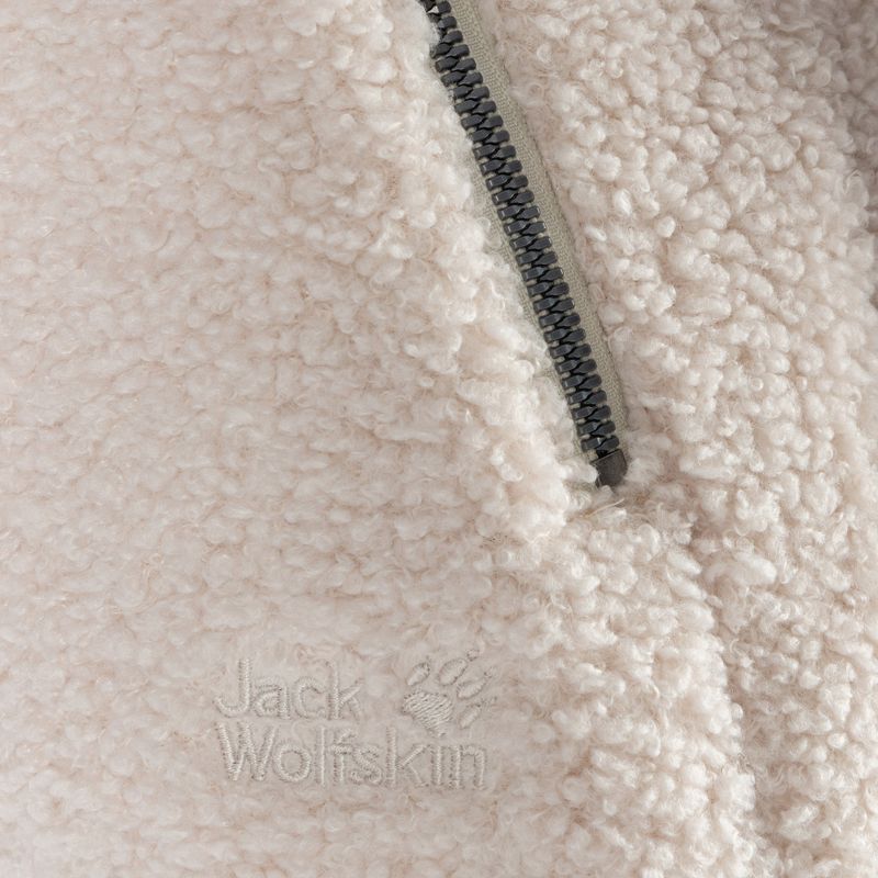 Jack Wolfskin dámska fleecová mikina High Cloud biela 1708731 5