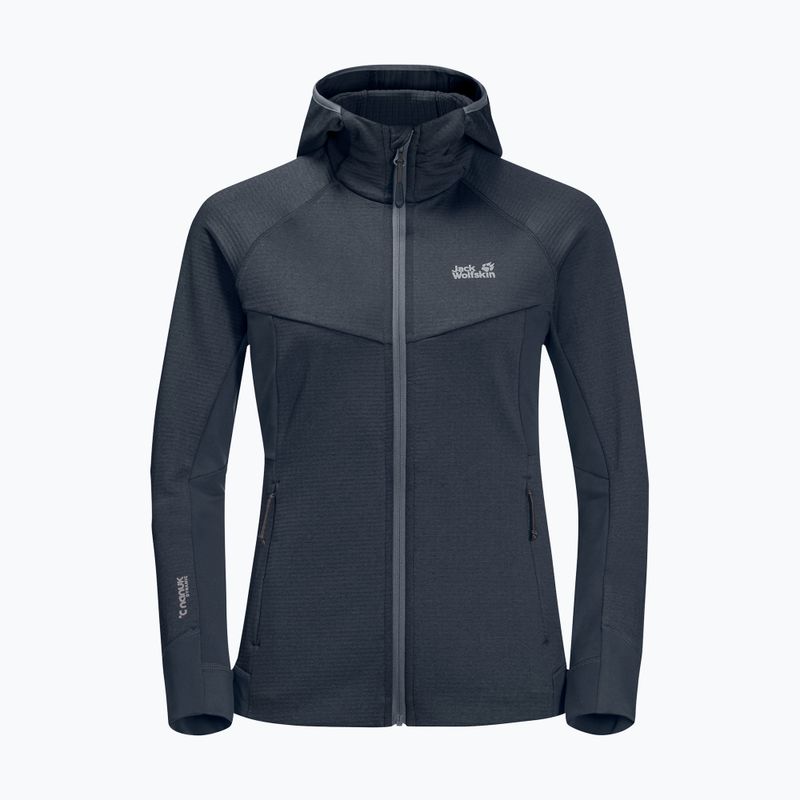 Dámske fleece Jack Wolfskin Hydro Grid Fleece šedá 1709911 9