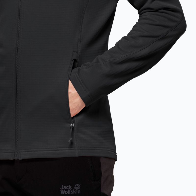 Jack Wolfskin pánska fleecová mikina Kolbenberg čierna 1710521 3