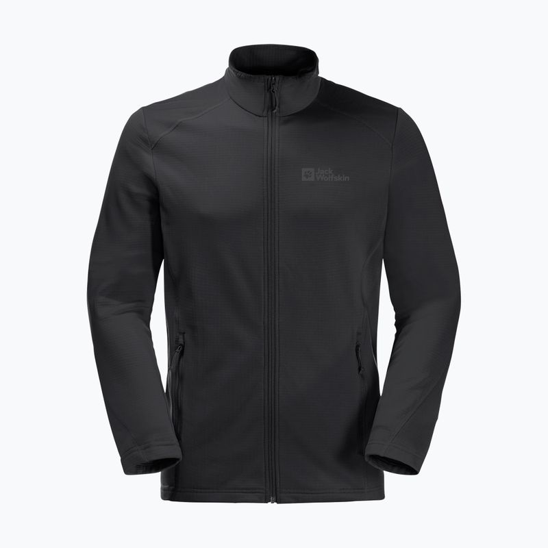 Jack Wolfskin pánska fleecová mikina Kolbenberg čierna 1710521 4