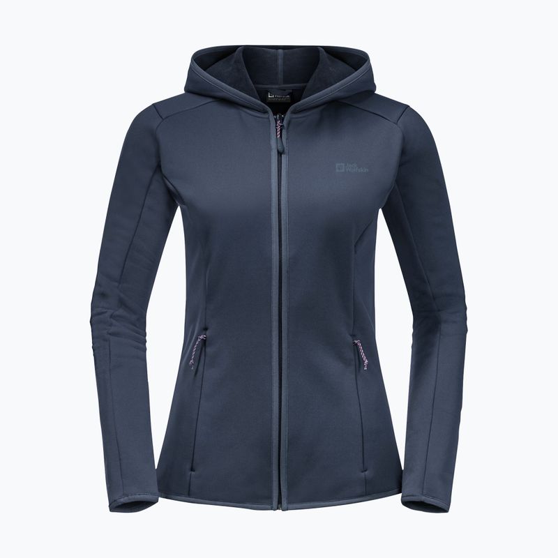 Dámska fleecová mikina Jack Wolfskin Baiselberg sivá 1710771 7
