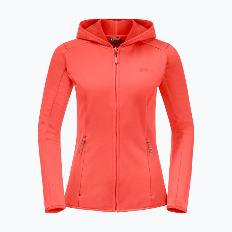 Jack Wolfskin dámska fleecová mikina Baiselberg oranžová 1710771 8