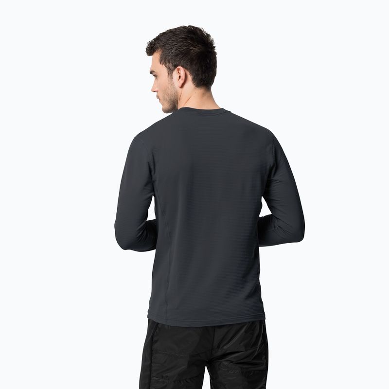 Jack Wolfskin pánske trekingové tričko s dlhým rukávom Infinite LS graphite 1808311 2