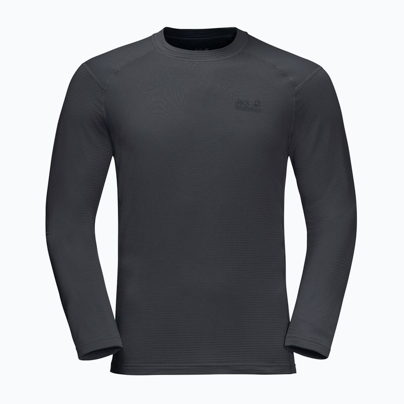Jack Wolfskin pánske trekingové tričko s dlhým rukávom Infinite LS graphite 1808311 4