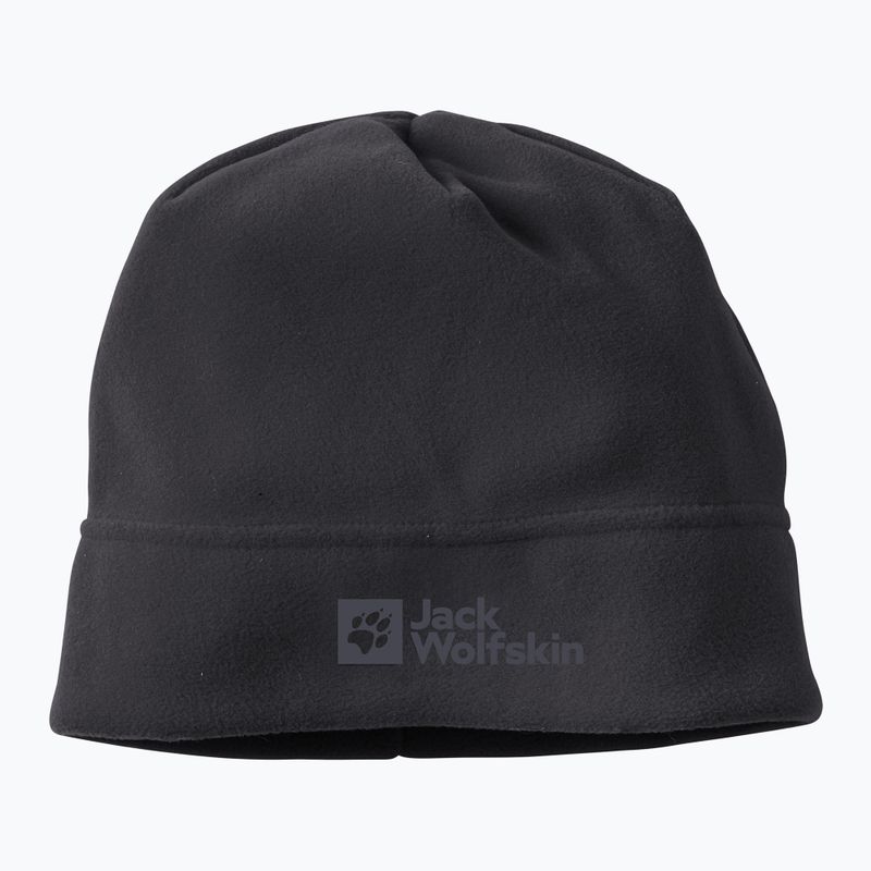 Jack Wolfskin Real Stuff zimná fleecová čiapka čierna 1909852
