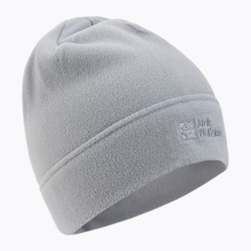 Jack Wolfskin Real Stuff sivá fleecová zimná čiapka 1909852