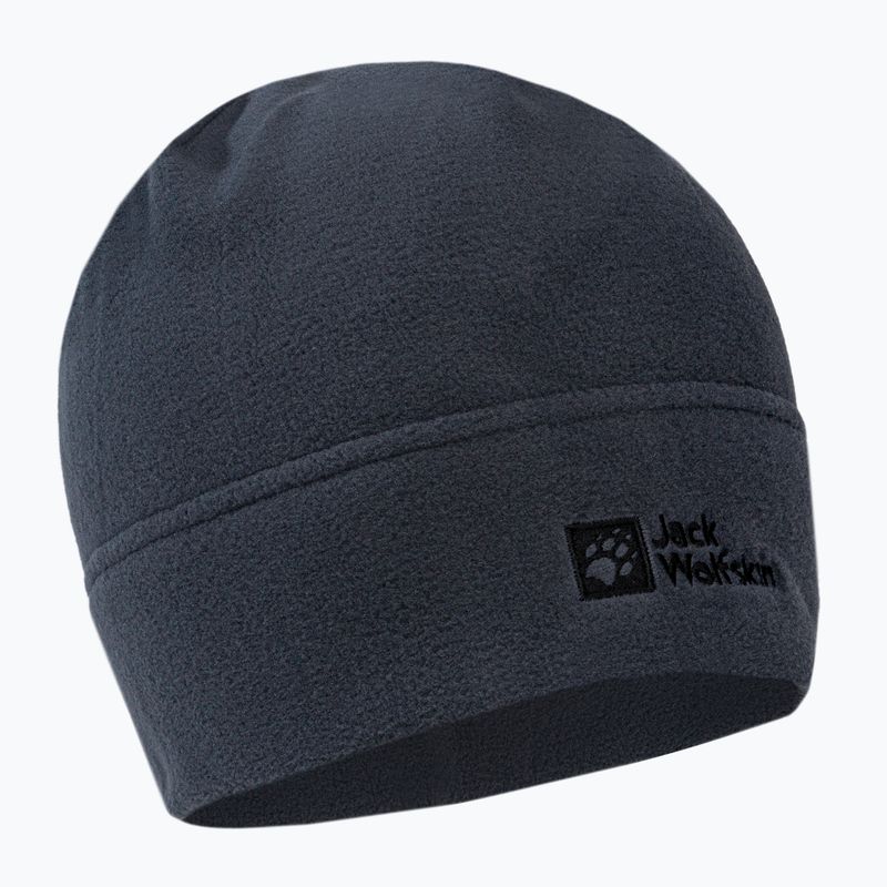 Jack Wolfskin Real Stuff sivá fleecová zimná čiapka 1909852