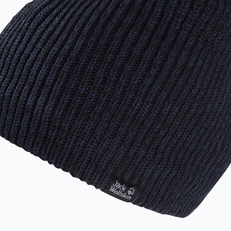 Zimná čiapka Jack Wolfskin Feldberg Beanie black 2