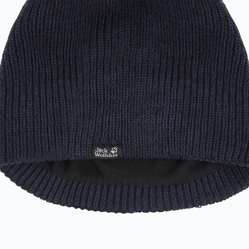 Zimná čiapka Jack Wolfskin Feldberg Beanie black 3