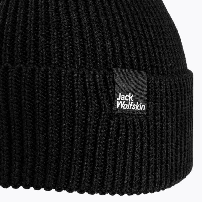 Jack Wolfskin Essential Beanie zimná čiapka čierna 1910881 3