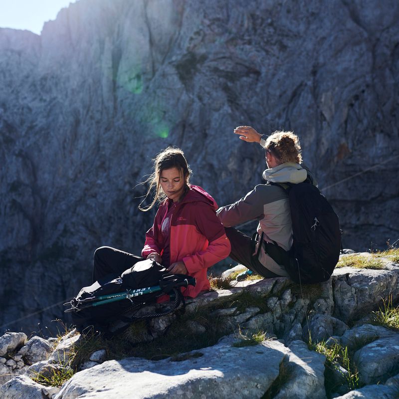 Jack Wolfskin Crosstrail 22 ST trekingový batoh čierny 5