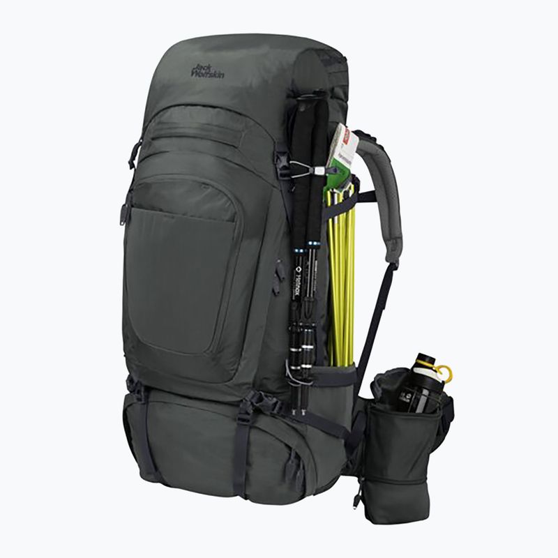 Pánsky trekingový batoh   Jack Wolfskin Denali 75+10 l slate green 3