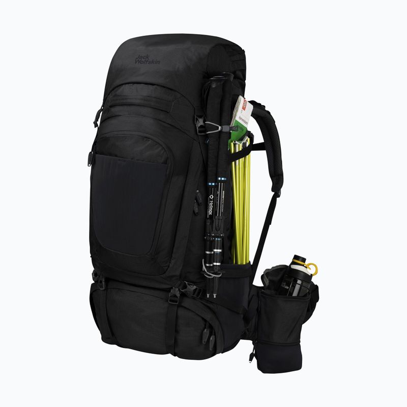 Pánsky trekingový batoh  Jack Wolfskin Denali 65+10 l black 4