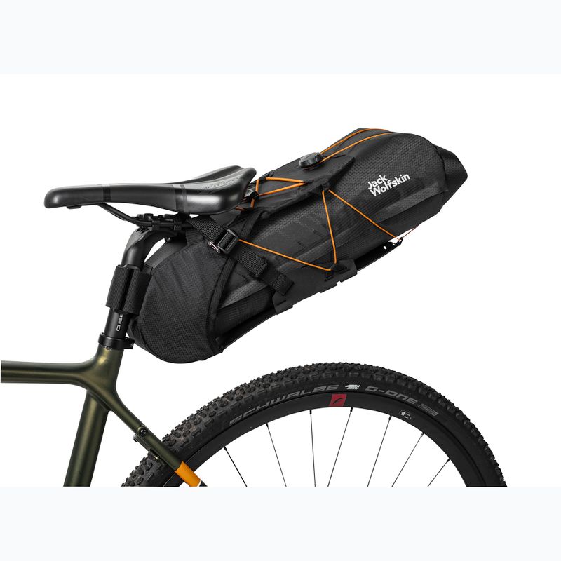 Taška na bicykel Jack Wolfskin Morobbia Seat Bike Bag 14 l flash black 4