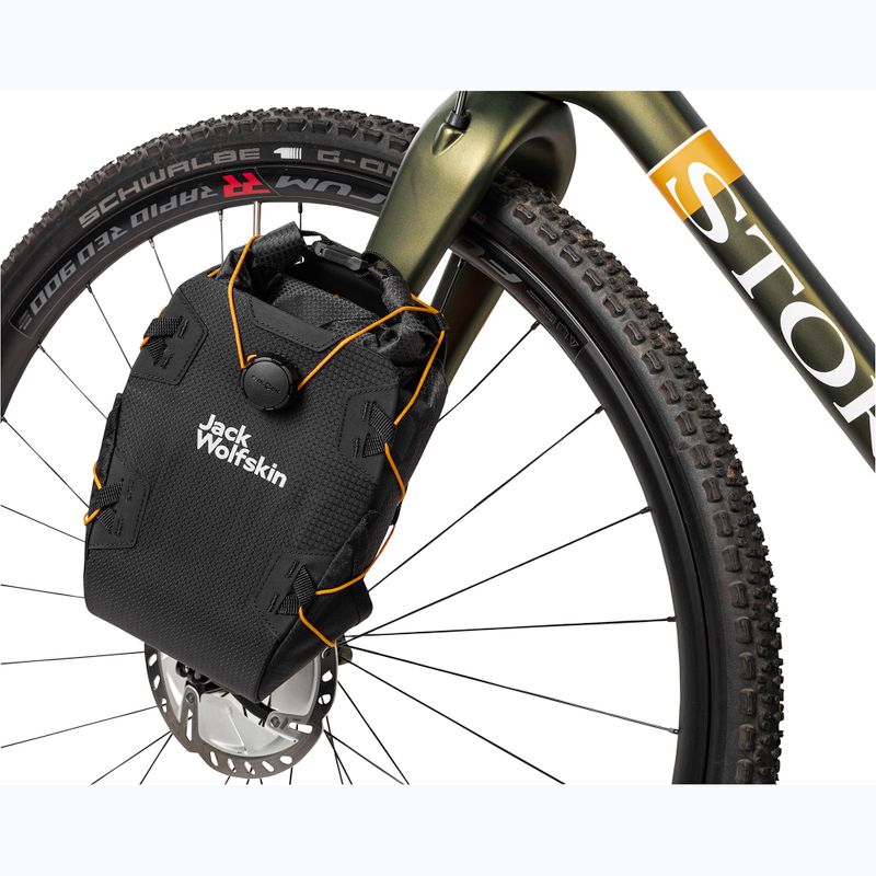 Taška na bicykel Jack Wolfskin Morobbia Fork Bag 7 l flash black 2