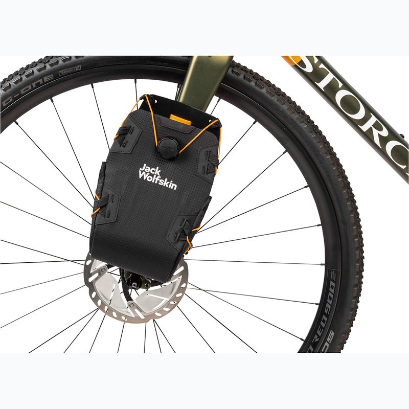 Taška na bicykel Jack Wolfskin Morobbia Fork Bag 7 l flash black 3