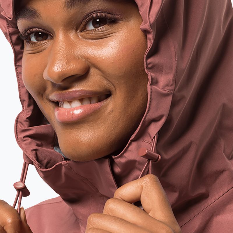 Jack Wolfskin Cape York Paradise dámska bunda do dažďa ružová 1111245 3