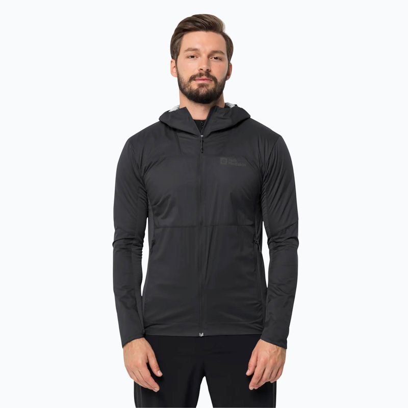 Jack Wolfskin pánska hybridná bunda Prelight Alpha black