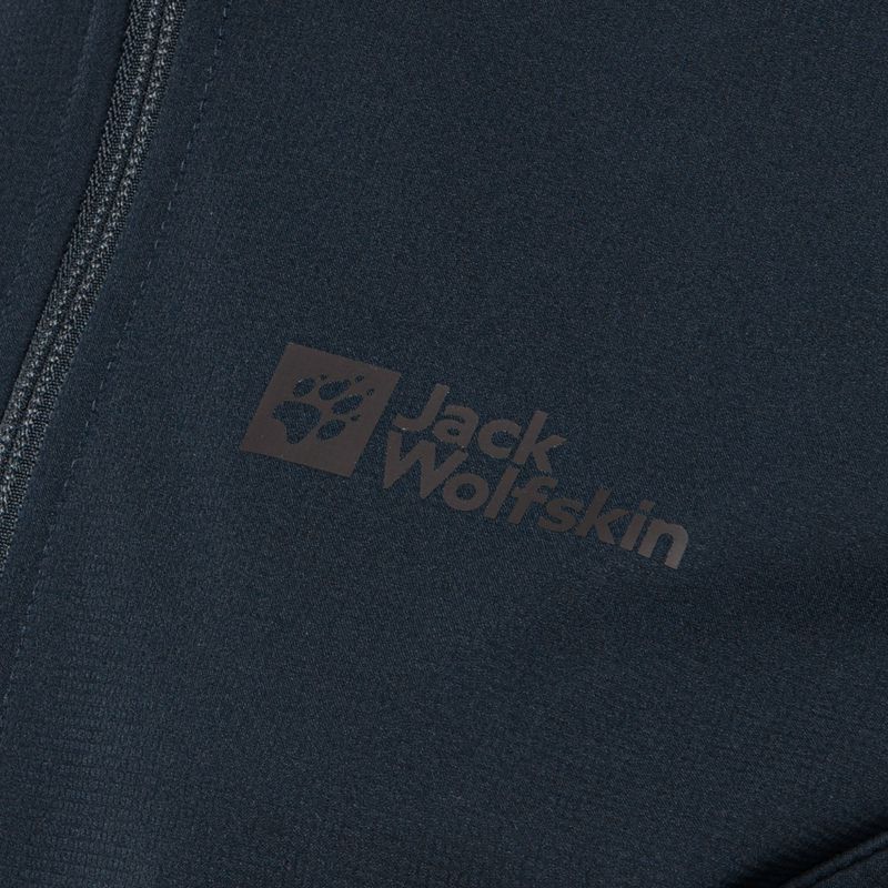 Dámska softshellová bunda Jack Wolfskin Bornberg Hoody navy blue 1307691 6