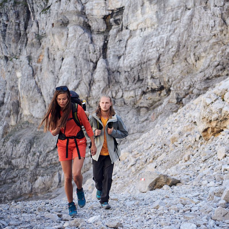 Jack Wolfskin Hilltop Trail dámske trekingové šortky oranžové 1505462 8