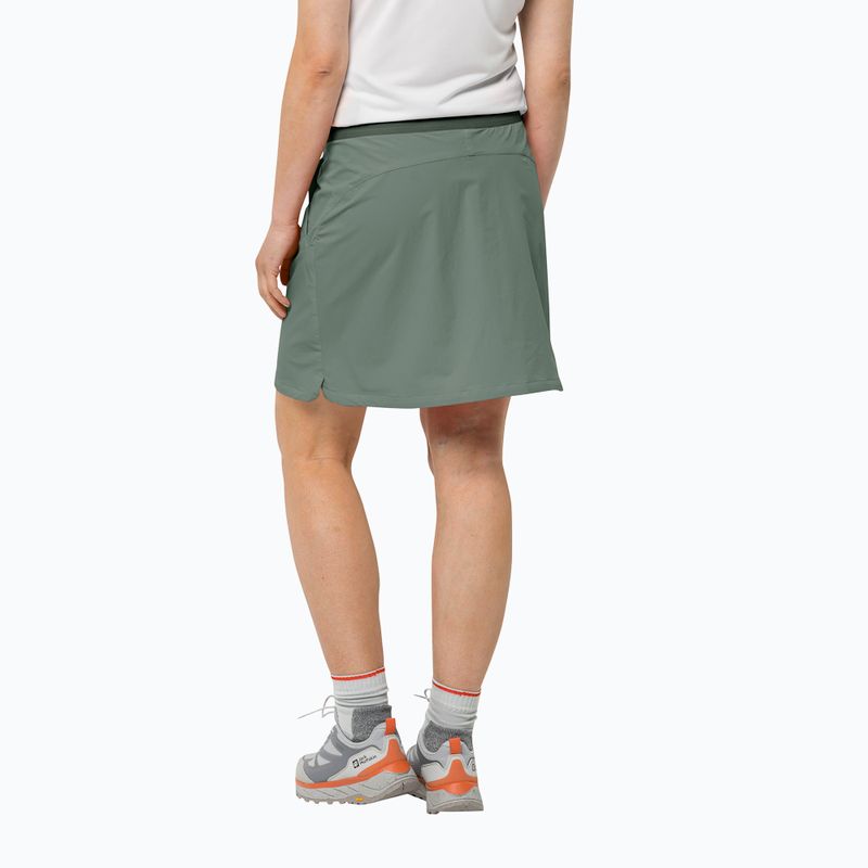 Jack Wolfskin Hilltop Trail treková sukňa zelená 1505472 2