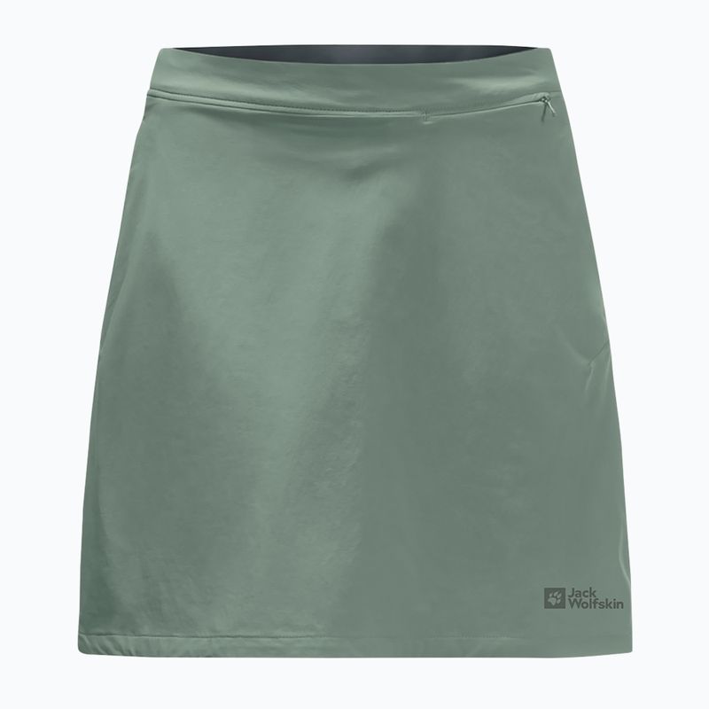Jack Wolfskin Hilltop Trail treková sukňa zelená 1505472 5