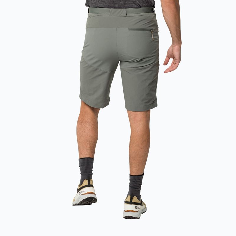 Jack Wolfskin pánske trekingové šortky Ziegspitz green 1508071_4143_048 2