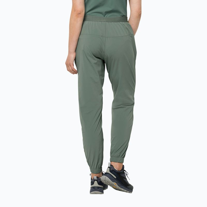 Dámske softshellové nohavice Jack Wolfskin Prelight green 1508111 2