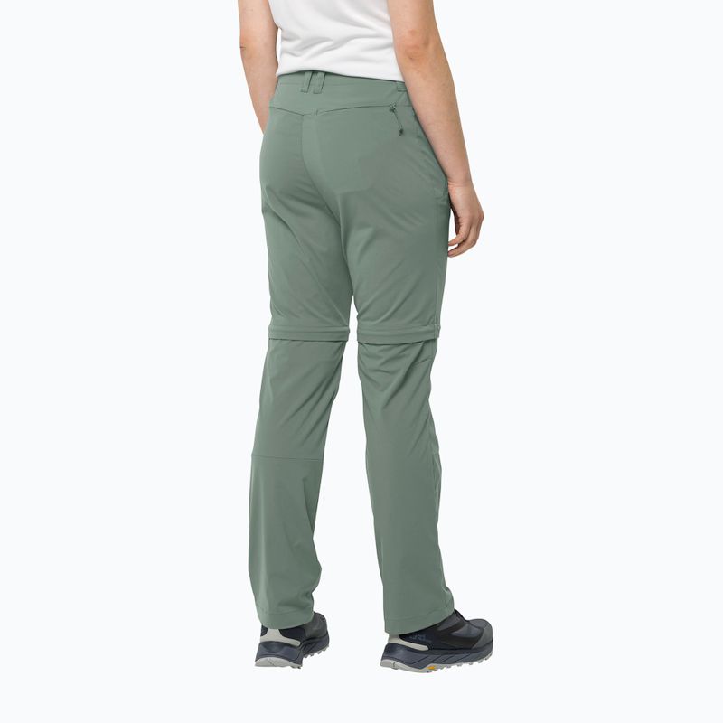 Dámske softshellové nohavice Jack Wolfskin Glastal Zip Off green 1508151_4151_042 2
