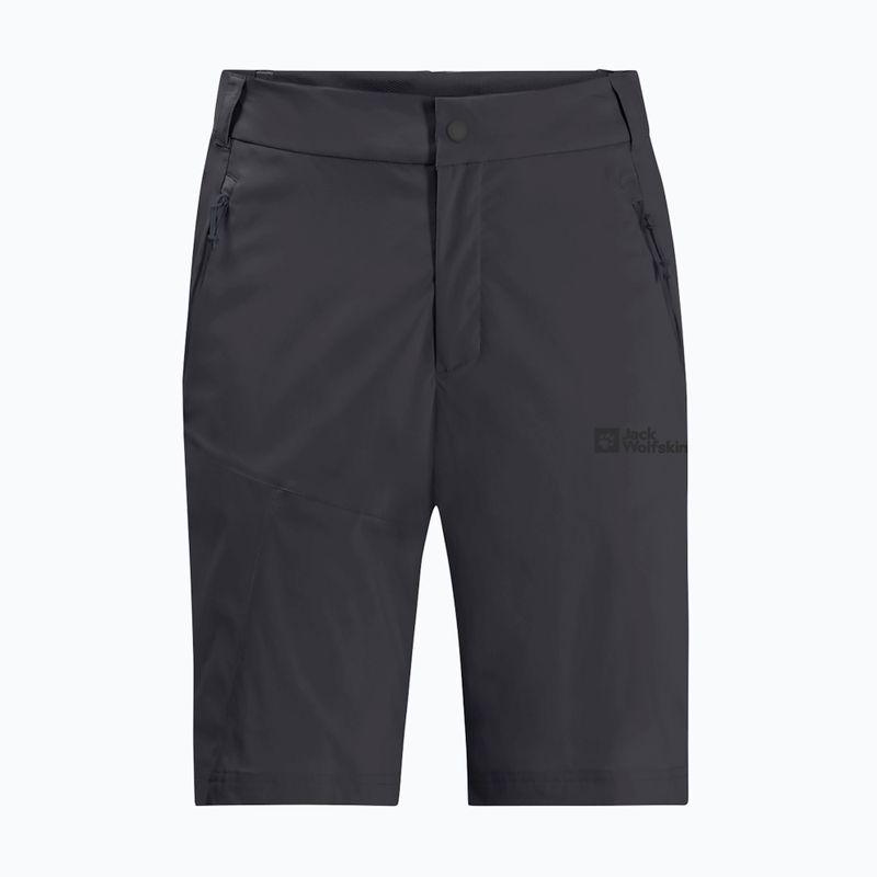Jack Wolfskin pánske softshellové šortky Glastal black 1508231 4